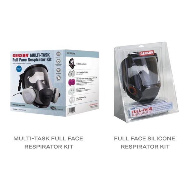 Gerson Full Face Silicone Multi-Task Kit with G01/XP100OVAG/ G95P/ 172, Boxed, 2PK 089955-KIT2 - main